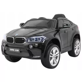   BMW X6M električni automobil za djecu crna boja + daljinski upravljač + EVA + gratis St