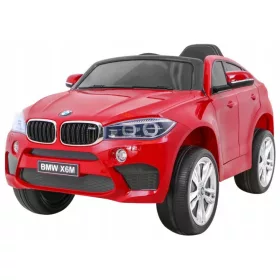    BMW X6M električni automobil za djecu crvena boja + daljinski upravljač + EVA + besplatno