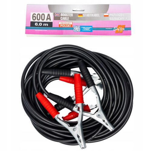 MOCNI KABLOVI ZA POKRETANJE VOZILA 600A 6.0m ; 10,0 mm2 L-150