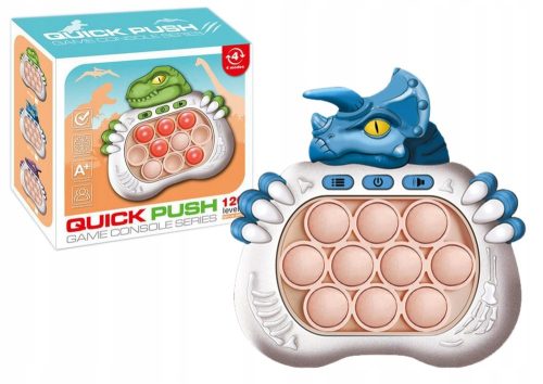 Dinozaur Pop It Senzorna igra Svjetla na Baterije Plavi Zvukovi