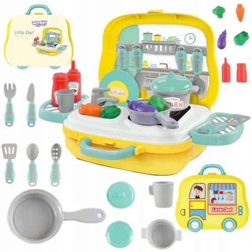 DJEČJI KUHINJSKI SET MALE KUHARICE WOOPIE KOVČEG