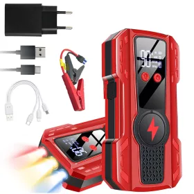 2U1 AUTO STARTER POWERBANK + 2*USB + BATTERY CLAMP