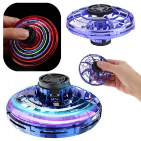    Leteći Spinner Glowing Boomerang Mini UFO LED dron za djecu