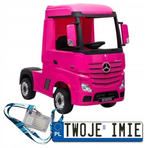  DJEČJI AUTO MERCEDES ACTROS NA AKUMULATORI 4X4 EVA LEATHER LED + DALJINSKI UPRAVLJAČ