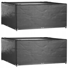   Crne Navlake za Vrtni Namještaj 250x250x90 cm, Vodootporne i UV Stabilne