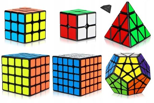 Rubikova Kocka Komplet 2x2 3x3 4x4 5x5 Trokut