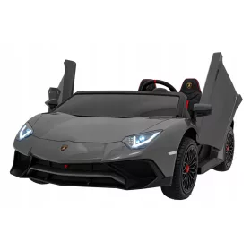  Lamborghini Aventador SV na baterije za 2 djece Sivi motor