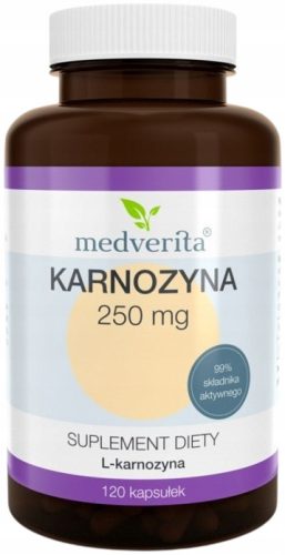 Medverita Karnozyna 250 mg - 120 kapsula za zaštitu vida i smanjenje stresa