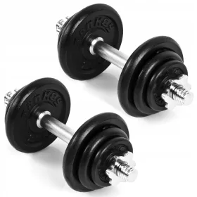  Spokey podesive hromirane bučice 21 kg