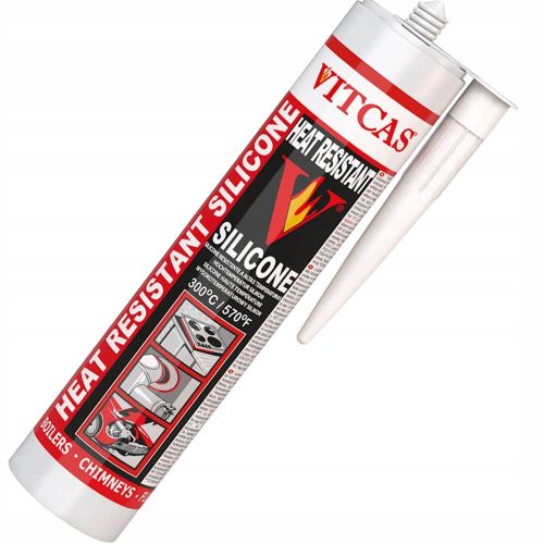 Visokotemperaturni silikon 315°C Vitcas 310ml