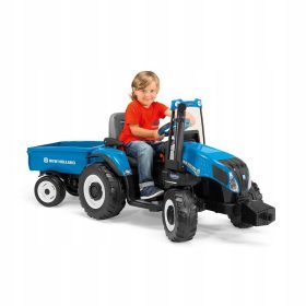    TRAKTOR PEG PEREGO New Holland T8 sa prikolicom, AKUMULATOR 12V