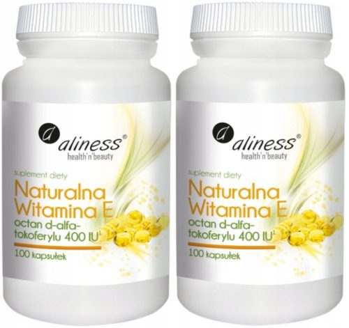 Naturalna Vitamina E - 2 x 100 kapsula, Snažan Antioksidans i Zaštita Mlade Kože
