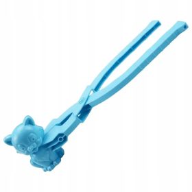    Kvapa za pravljenje snježne loptice Slatka jedinstvena kopča u obliku mačke Kalup za snježnu kuglu Smiješni snijeg