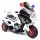 SUPER-IGRAČKE Mega Bijeli Motor s Zvucima na Napuhanim KOTAČIMA Novo / 8815 12 V