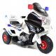 SUPER-IGRAČKE Mega Bijeli Motor s Zvucima na Napuhanim KOTAČIMA Novo / 8815 12 V