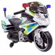 SUPER-TOYS Mega Motor Policija Na Baterije, Bijeli, Plavi, Zeleni do 70 kg