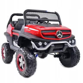    MERCEDES BENZ UNIMOG 4X4,12V14AH, AMORTIZERI, MEKE FELGE, MP4, BOJA S