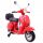 Vespa PX150 Deluxe Scooter with Soft Wheels and Seat, White