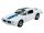 Bijeli 1972 Pontiac Firebird Trans Am Model Automobila 1:24