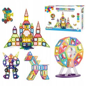    3D MAGNETNE KONSTRUKCIJE VELIKE PANELE 130 EDUKATIVNIH ELEMENATA