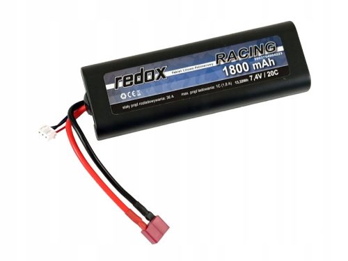 BATERIJA LI-PO REDOX HARD CASE 7,4V 2S 1800MAH 20C 36A