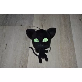 Plišana maskota crna mačka Kwami Plagg Miraculum 18 cm
