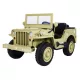  Retro jaki vojni automobil za 3 djece Matcha + 4x4 pogon + spremište + EVA