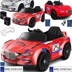   AUTOMOBIL NA DJEČJE NAPAJANJE NA BAKTERIJE BMW Z5 DALJINSKO UPRAVLJANJE 2.4G 2 MOTORA + LJULJANJE