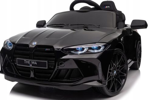  AUTO NA AKUMULATOR BMW M4 12V 14AH, 2X45W, MEKE EVA FELGE, CRNA BOJA
