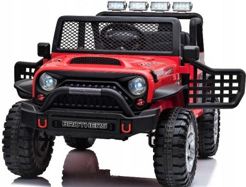  DJEČJI ELEKTRIČNI AUTO JEEP 4X4 12V 10AH CRVENI SA DALJINSKIM UPRAVLJANJEM