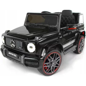    MERCEDES G63 4X4 NA AKUMULATOR, KOŽNO SJEDIŠTE, LED, 4 MOTORA, 12V CRNI