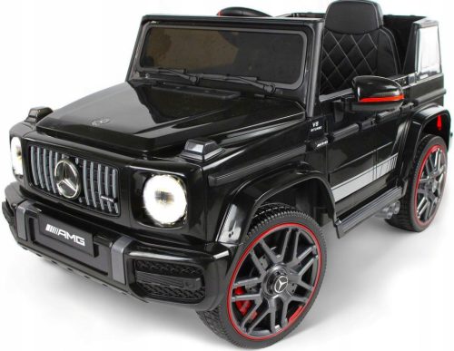  MERCEDES G63 4X4 NA AKUMULATOR, KOŽNO SJEDIŠTE, LED, 4 MOTORA, 12V CRNI