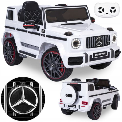  MERCEDES G63 AMG CAR DJEČJI ELEKTRIČNI AUTO NA BATERIJE, BIJELI