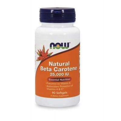 Now Foods Beta Karoten kapsule za kožu - 90 komada