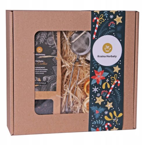  BOX POKLON SET za dan sv. Nikole Poklon Tea Infuser Honey Jam