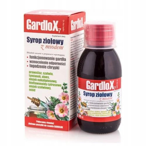 Biljni sirup s medom Gardlox 7