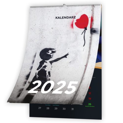  ZIDNI KALENDAR 2025, 13-STRANI, A4, ARTIST, KUPOVINA NEDJELJOM