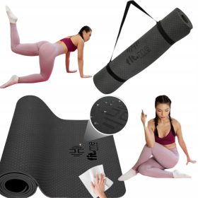   Fit.Me Premium Yoga Mat 183 cm x 61 cm Black | High-Quality NBR Foam Exercise Mat for Yoga, Pilates, Fitness, and Home Workouts

⭐MATA ZA VJEŽBANJE I JOGU CRNA 183 cm x 61 cm⭐
- Dimenzije: 183 cm x 61