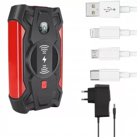 Prijenosni starter za automobile s USB-C Powerbank punjačem