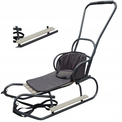 Comfortable and Safe Sled Handles with Thick Mattress and Sturdy Steel