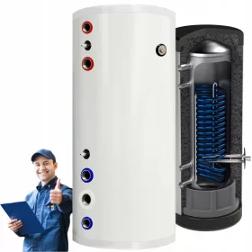    Spremnik PTV, inox bojler, 300l, međuspremnik sa izmjenjivačem, 4m²