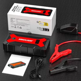   JUMP STARTER NWOUIIAY STARTER CAR POWERBANK 15800 MAH POWERFUL PRO