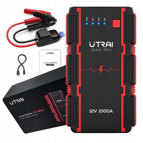 Utrai Jstar Mini Jump Starter Kit 12V 1000 A Crni