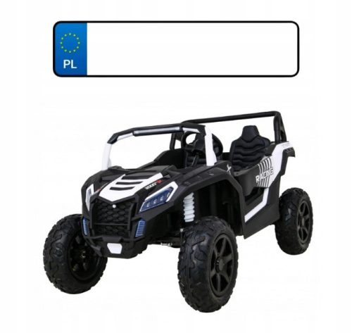  Jaka trkaća ATV kolica za 2 djece Bijela + motor bez četkica + pumpa