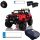  Jeep Monster 4x4 Terenski auto za djecu, Crveni + Daljinski Upravljač + Podešavanje