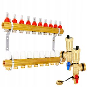 PODNO GRIJANJE RAZDJELNIK 10 KRUGA automatski odzračivač
