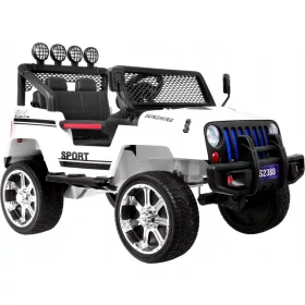   Mega Jeep Sunshine Sport 12V Električni Dječji Auto s 180W, Daljinskim Upravljačem i Sjedalom

Mega Jeep Sunshine Sport je dječje vozilo napredne tehnologije, pogonjeno četiri snažna motora od 45W. Op