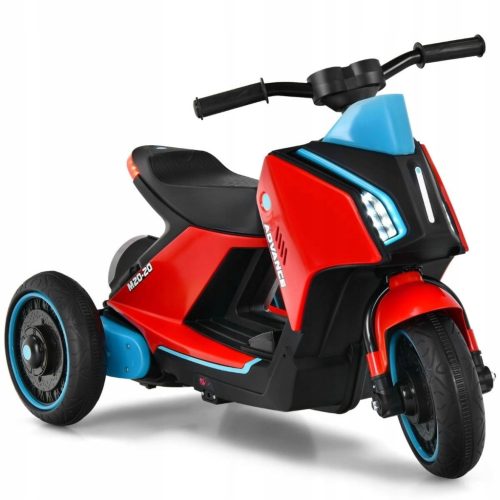 Dječji Električni Romobil na Tri Kotača | Crveni | Do 25 kg