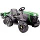  TRAKTOR SA AKUMULATOROM 12V 2x45W DALJINSKI ZA PRIKOLICU ZELENI