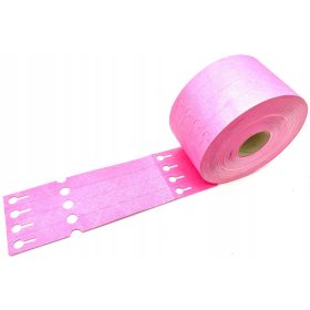    TYVEK etikete s petljom za otkidanje - 2,5 x 25 cm | 1500 kom - ružičaste